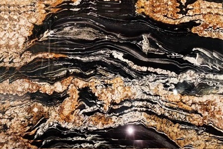 Granit Brazylia Cosmic Gold Black